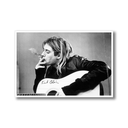 Curt Cobain Deep Drag Framed Poster