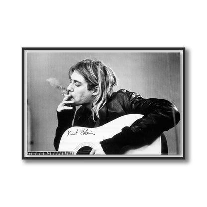 Curt Cobain Deep Drag Framed Poster