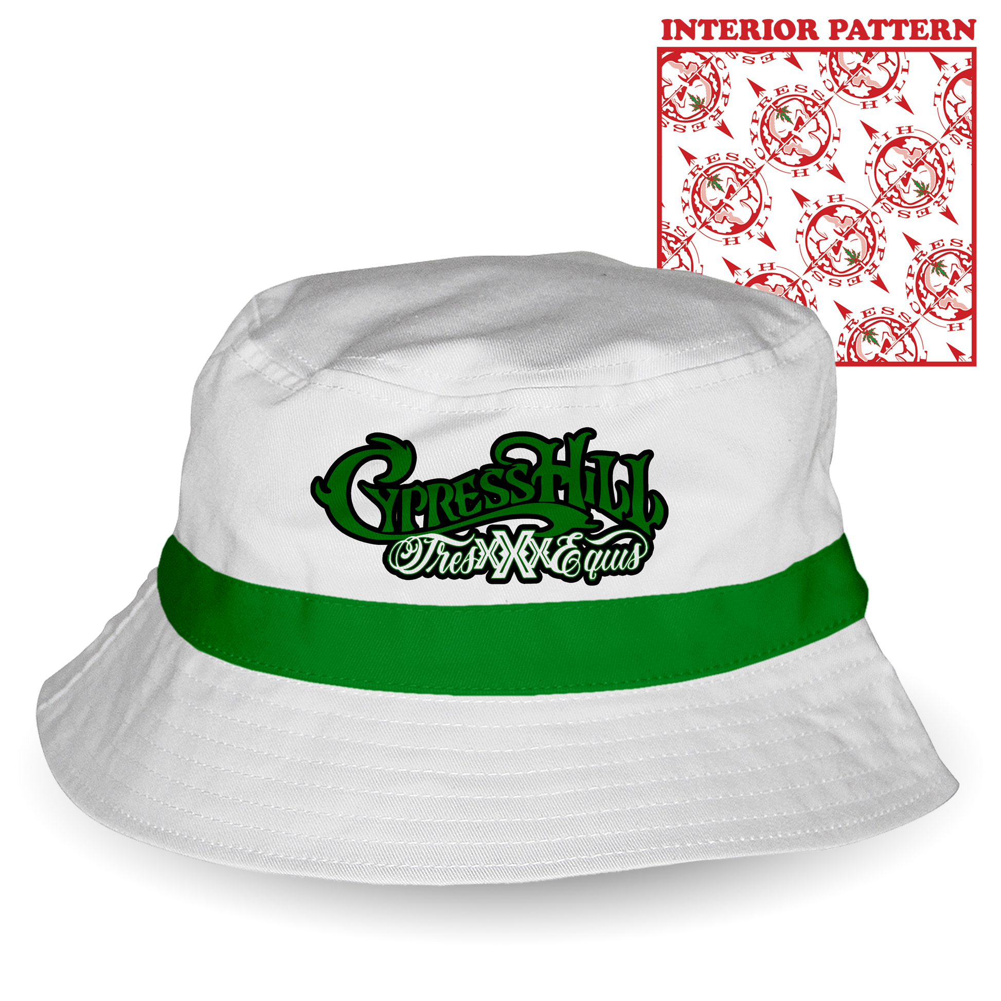 Cypress Hill Bucket Hat White
