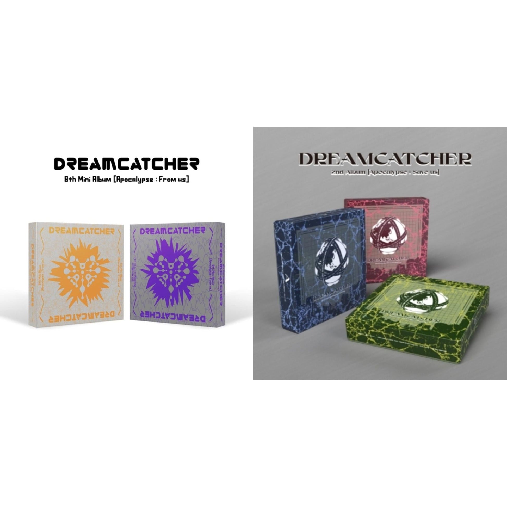 Dreamcatcher - Apocalypse: Save Us (Normal Edition) & Apocalypse: From Us (8Th Mini Album) - CD Bundle