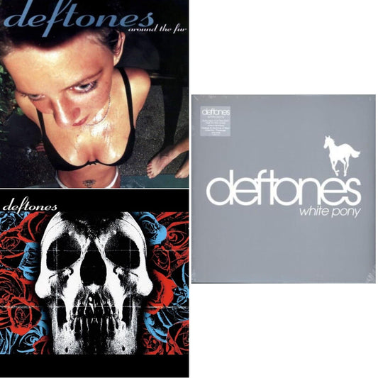 Deftones - Deftones & Around The Fur (180G) & White Pony - LP Vinyl Bundle