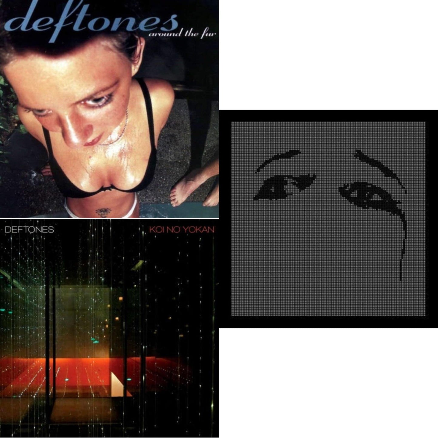 Deftones - Ohms & Koi No Yokan & Around The Fur (180G) - LP Vinyl Bundle