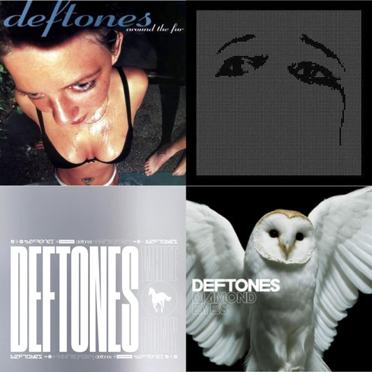 Deftones - Ohms & White Pony (X) (20Th Anniversary Deluxe Edition/Super Deluxe) & Around The Fur (180G) & Diamond Eyes - LP Vinyl Bundle