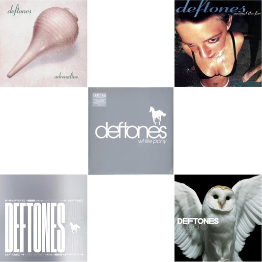 Deftones - White Pony (X) (20Th Anniversary Deluxe Edition/Super Deluxe) & Around The Fur (180G) & Adrenaline & White Pony & Diamond Eyes - LP Vinyl Bundle