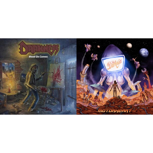 Darkness - Blood On Canvas (Clear LP Vinyl) & Motorheart