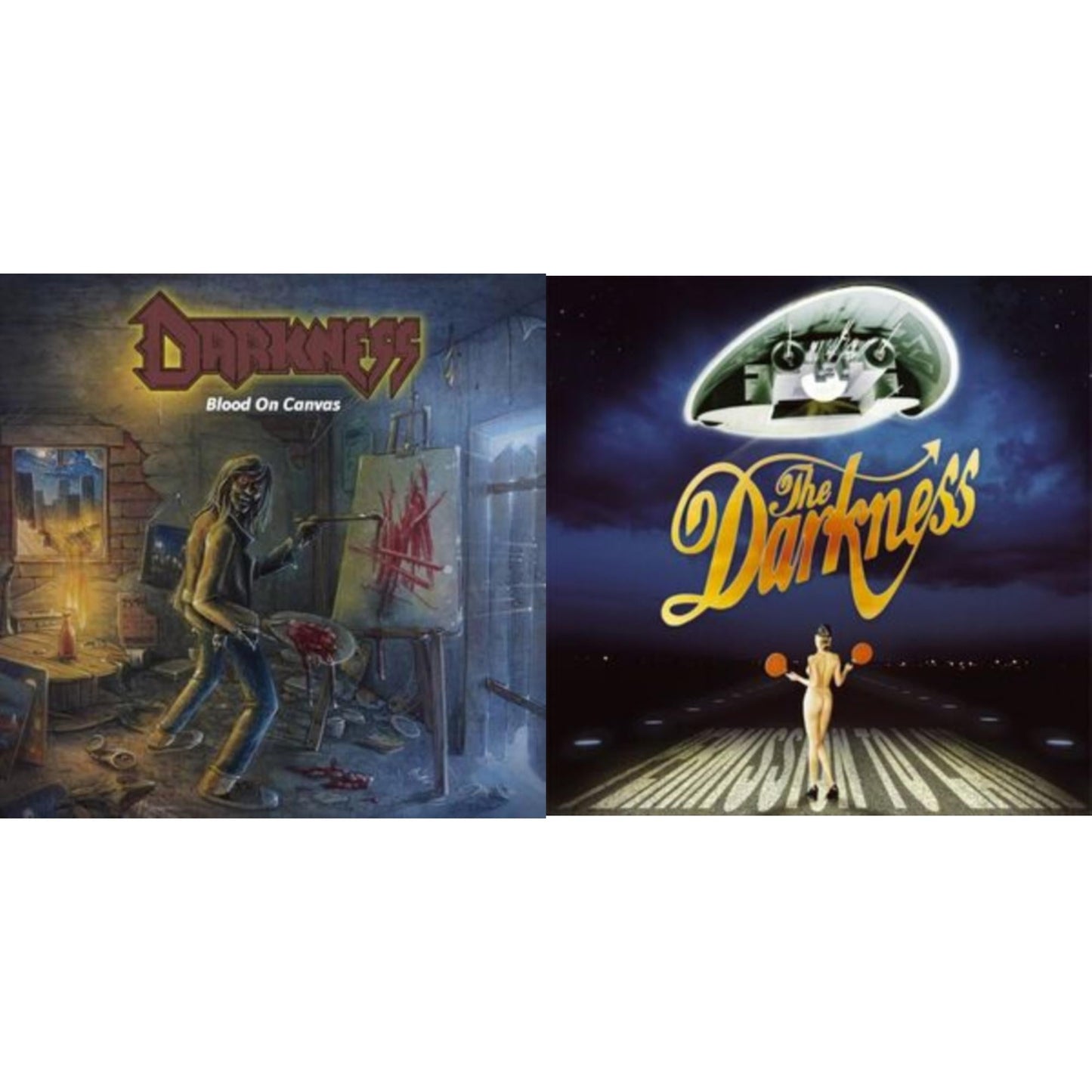 Darkness - Blood On Canvas (Clear LP Vinyl) & Permission To Land