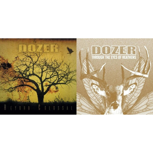 Dozer - Beyond Colossal (Transparent Green LP Vinyl) & Through The Eyes Of Heathens (Quad Orange/Blue LP Vinyl)