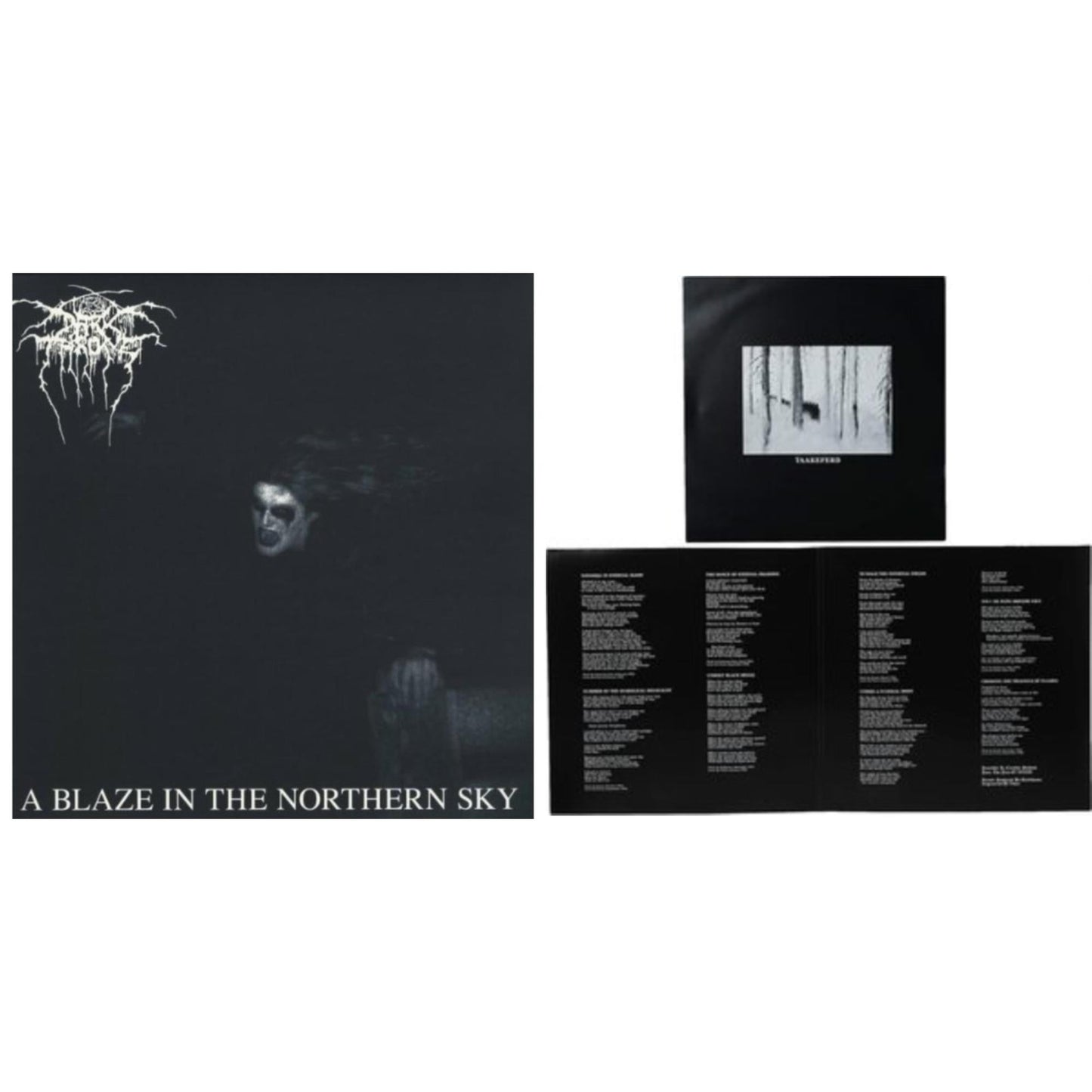 Darkthrone - Blaze In The Northern Sky & Under A Funeral Moon - LP Vinyl Bundle