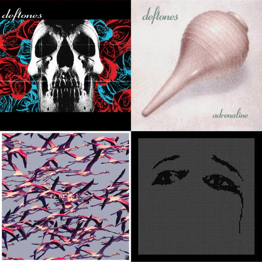 Deftones - Deftones (X) (20Th Anniversary/Ruby Red LP Vinyl) & Ohms & Gore (White LP Vinyl) & Adrenaline