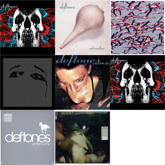 Deftones - Deftones & Deftones (X) (20Th Anniversary/Ruby Red LP Vinyl) & Ohms & Gore (White LP Vinyl) & Saturday Night Wrist & Around The Fur (180G) & Adrenaline & White Pony