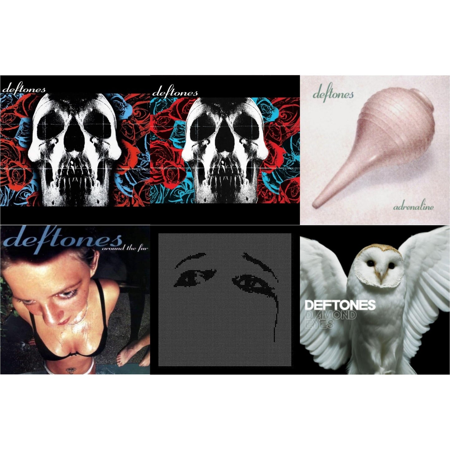 Deftones - Deftones & Deftones (X) (20Th Anniversary/Ruby Red LP Vinyl) & Ohms & Around The Fur (180G) & Adrenaline & Diamond Eyes