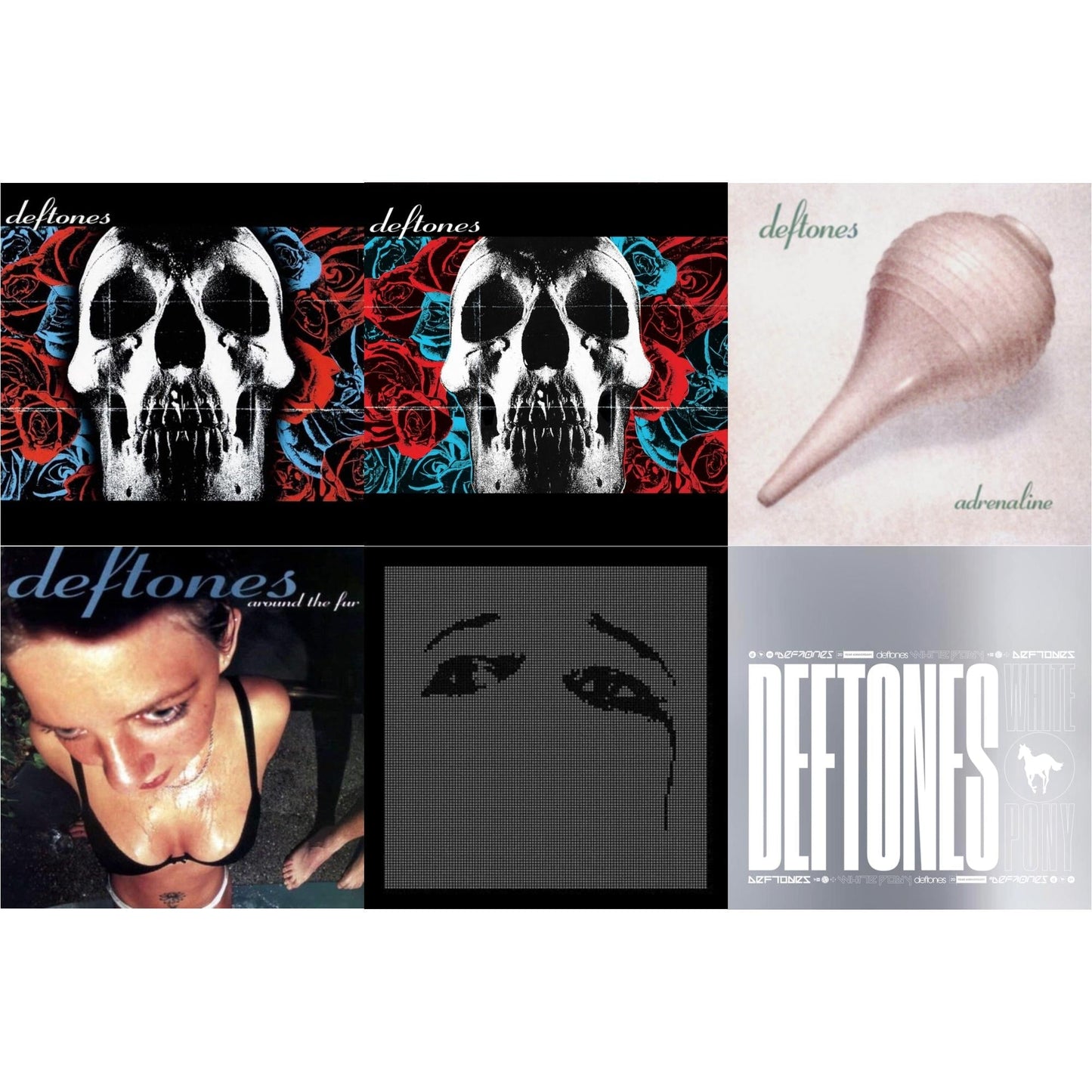 Deftones - Deftones & Deftones (X) (20Th Anniversary/Ruby Red LP Vinyl) & Ohms & White Pony (X) (20Th Anniversary Deluxe Edition/Super Deluxe) & Around The Fur (180G) & Adrenaline