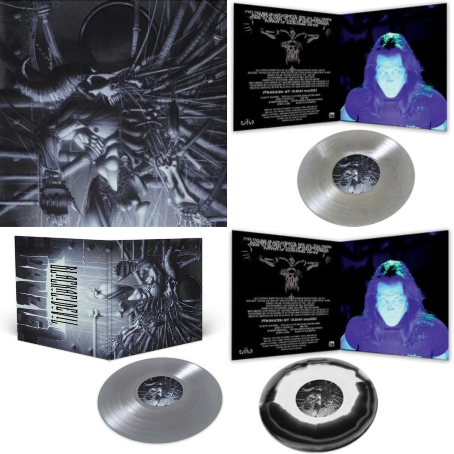 Danzig - Danzig 5: Blackacidevil (Black LP Vinyl) & Danzig 5: Blackout (Glitter LP Vinyl) & Danzig 5: Blackacidevil (Silver LP Vinyl) & Danzig 5: Blackacidevil (Black & White Haze LP Vinyl)