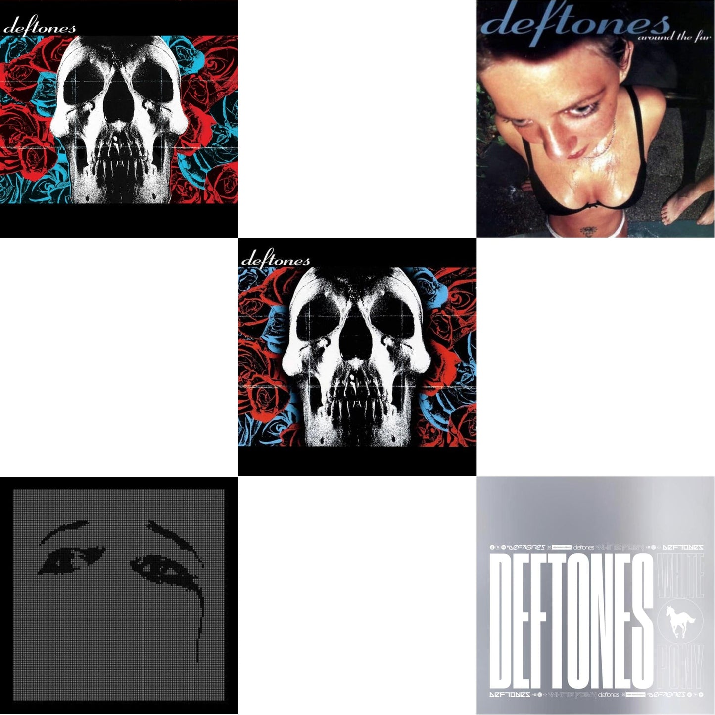 Deftones - Deftones & Deftones (X) (20Th Anniversary/Ruby Red LP Vinyl) & Ohms & White Pony (X) (20Th Anniversary Deluxe Edition/Super Deluxe) & Around The Fur (180G)