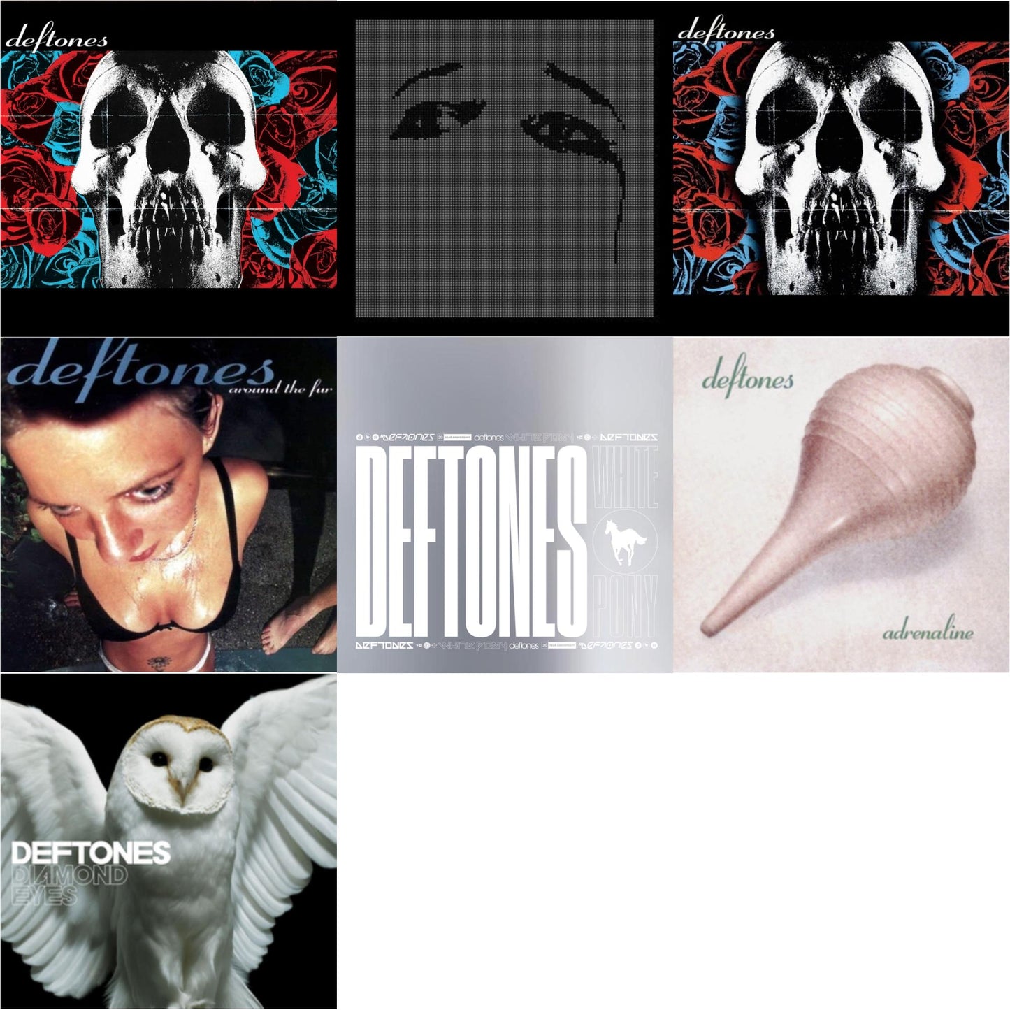 Deftones - Deftones & Deftones (X) (20Th Anniversary/Ruby Red LP Vinyl) & Ohms & White Pony (X) (20Th Anniversary Deluxe Edition/Super Deluxe) & Around The Fur (180G) & Adrenaline & Diamond Eyes