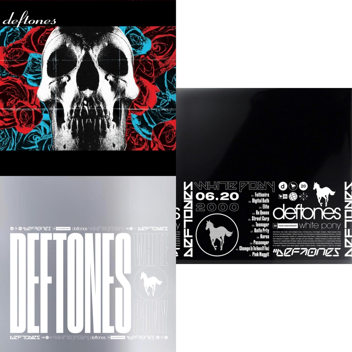 Deftones - Deftones (X) (20Th Anniversary/Ruby Red LP Vinyl) & White Pony (X) (20Th Anniversary Deluxe Edition/4LP) (I) & White Pony (X) (20Th Anniversary Deluxe Edition/Super Deluxe)