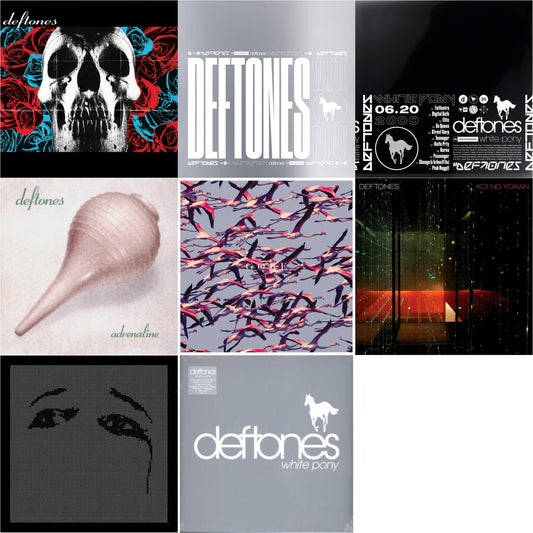 Deftones - Deftones (X) (20Th Anniversary/Ruby Red LP Vinyl) & White Pony (X) (20Th Anniversary Deluxe Edition/4LP) (I) & Ohms & White Pony (X) (20Th Anniversary Deluxe Edition/Super Deluxe) & Gore (White LP Vinyl) & Koi No Yokan & Adrenaline & White