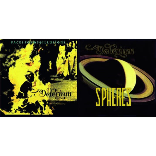 Delerium - Faces, Forms & Illusions (Limited Edition/2LPwhite Vinyl) & Spheres 1 (Limited Edition/2LP/White Vinyl)