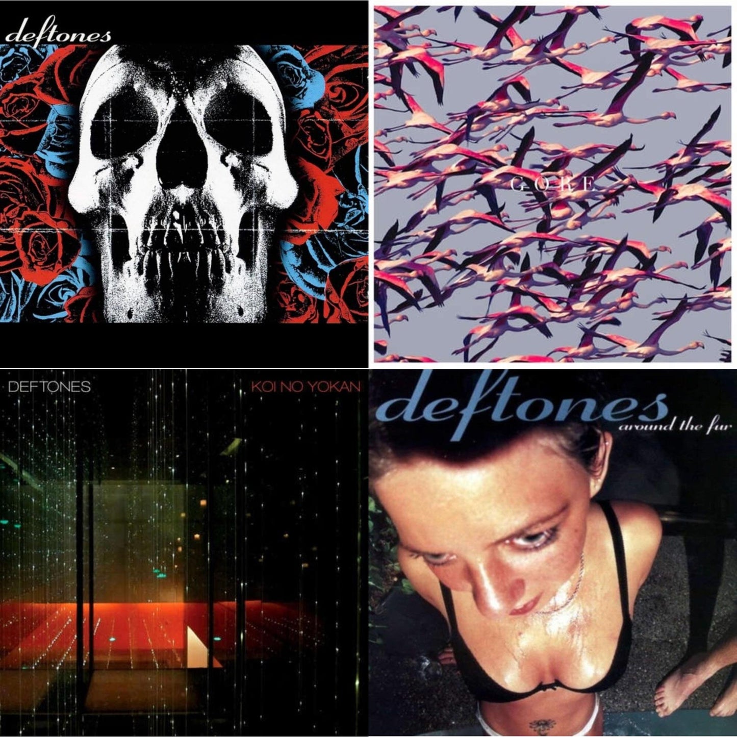 Deftones - Deftones & Gore (White LP Vinyl) & Koi No Yokan & Around The Fur (180G)