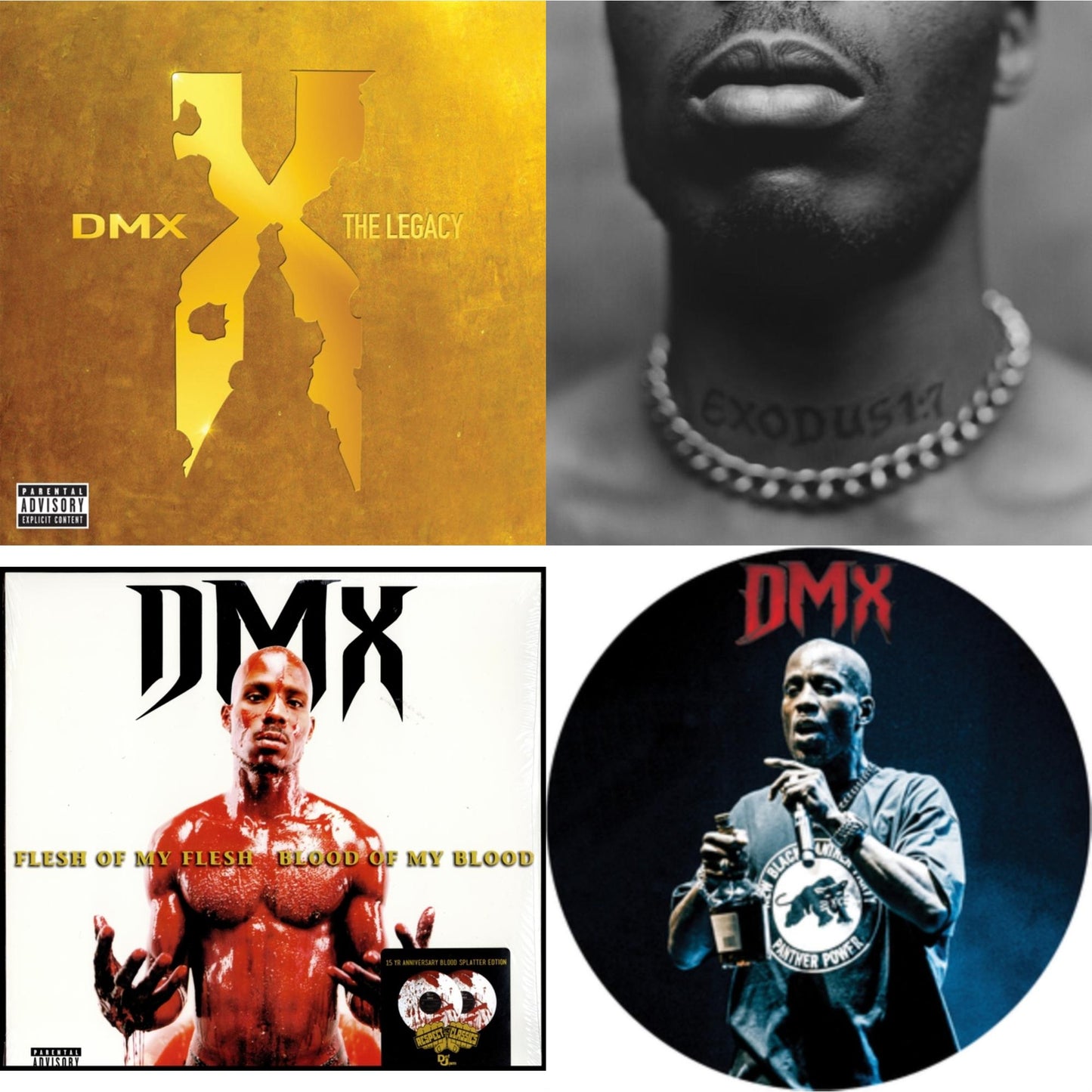 Dmx - Dmx: The Legacy (2LP) & Exodus (X) & Flesh Of My Fleshblood Of My Blood & Greatest