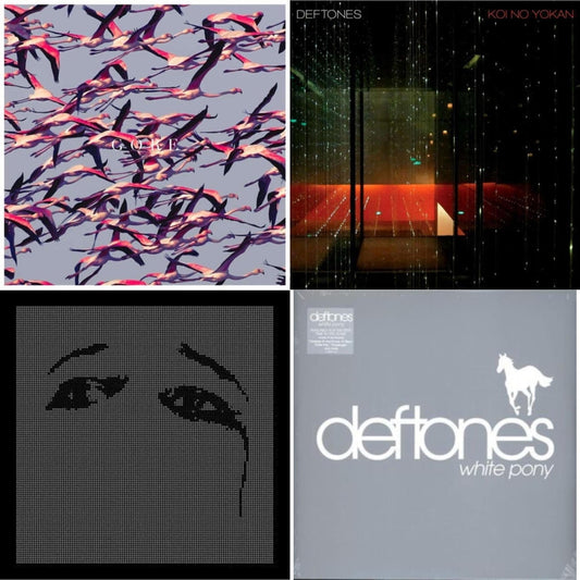 Deftones - Ohms & Gore (White LP Vinyl) & Koi No Yokan & White Pony