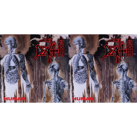 Death - Human (Bone White, Blue Jay & Gold Tri Color Merge With Splatter LP Vinyl) & Human (Remastered Reissue)