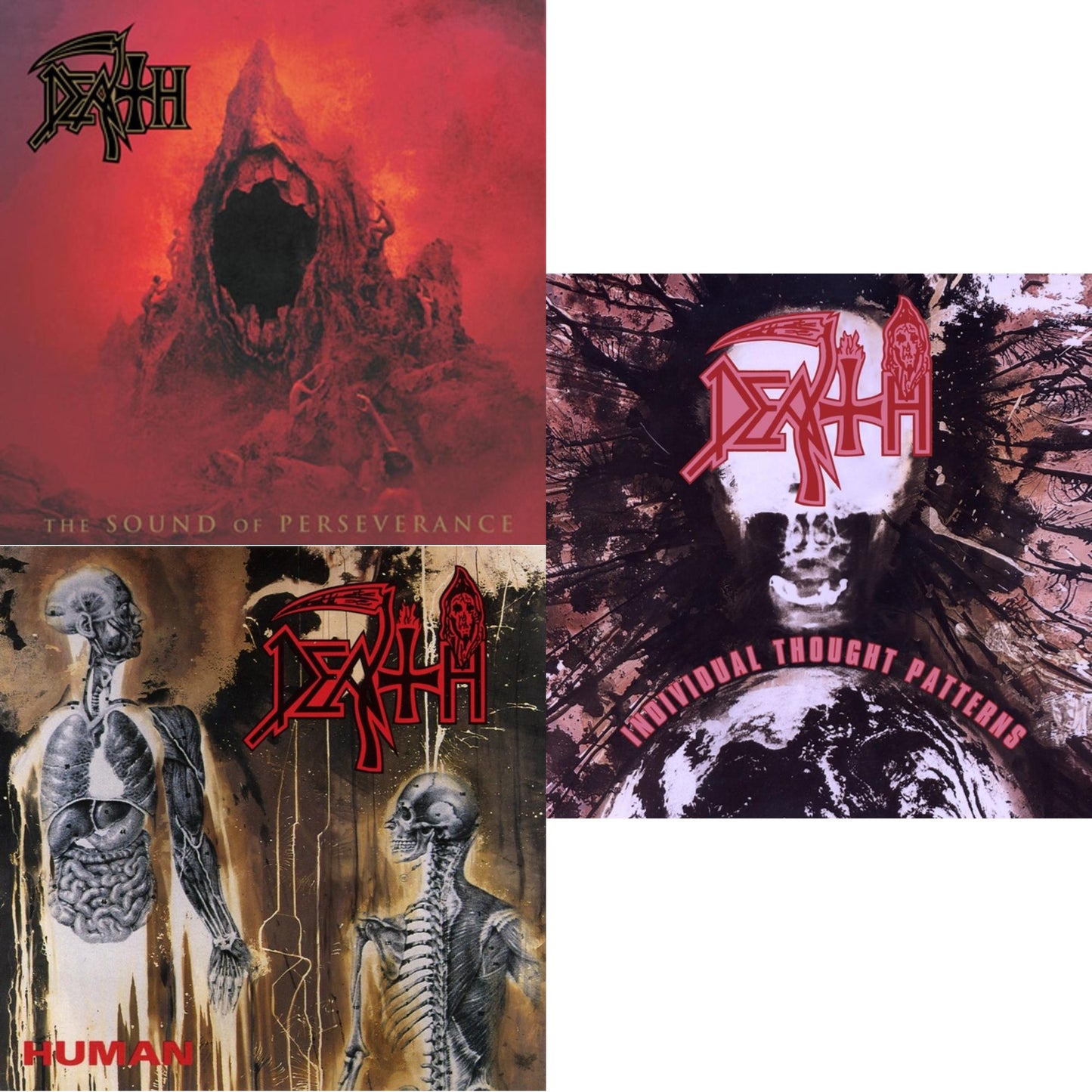 Death - Sound Of Perseve & Human & Individual Thought Patterns - CD Bundle