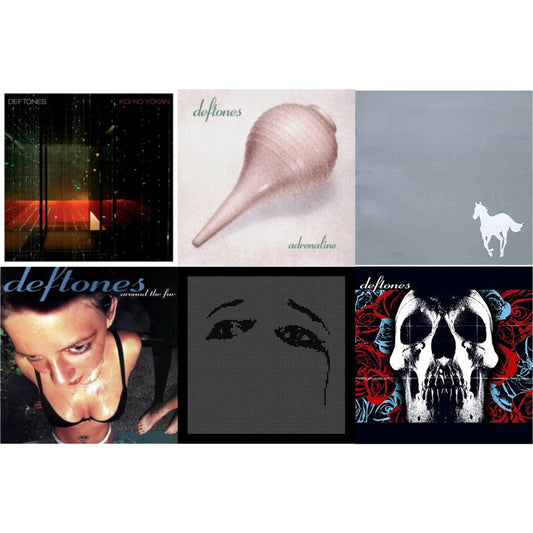 Deftones - Adrenaline & Around The Fur & White Pony & Deftones & Ohms & Koi No Yokan - CD Bundle