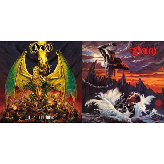 Dio - Killing The Dragon (Red & Orange Swirl LP Vinyl) & Holy Diver
