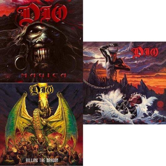 Dio - Magica & Killing The Dragon (Red & Orange Swirl LP Vinyl) & Holy Diver