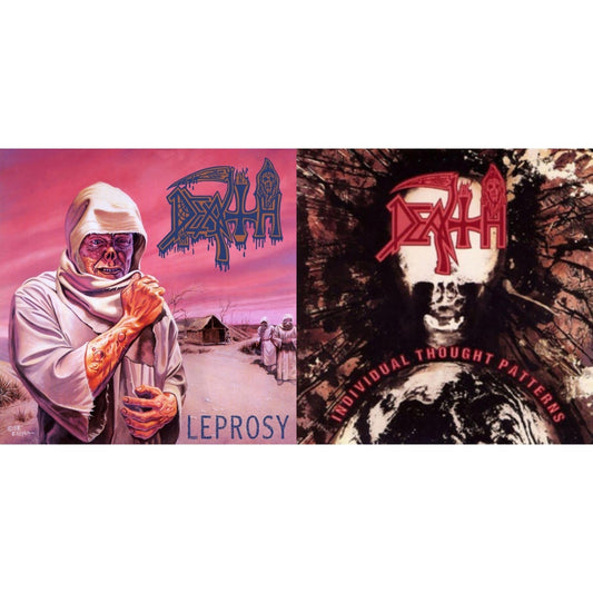 Death - Individual Thought Patterns - Reissue & Leprosy (Reissue) - LP Vinyl Bundle