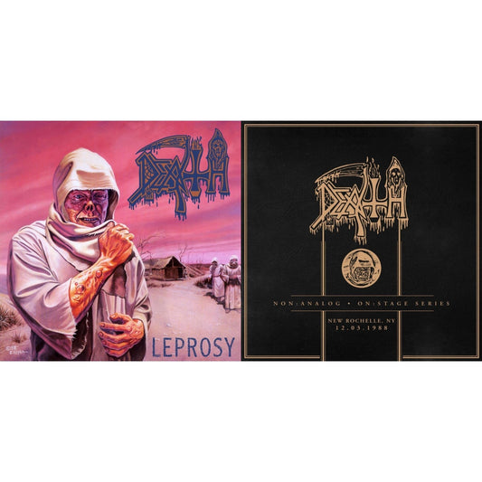 Death - Non:Analog - On:Stage Series - New Rochelle, Ny 12-03-1988 & Leprosy Reissue - CD Bundle