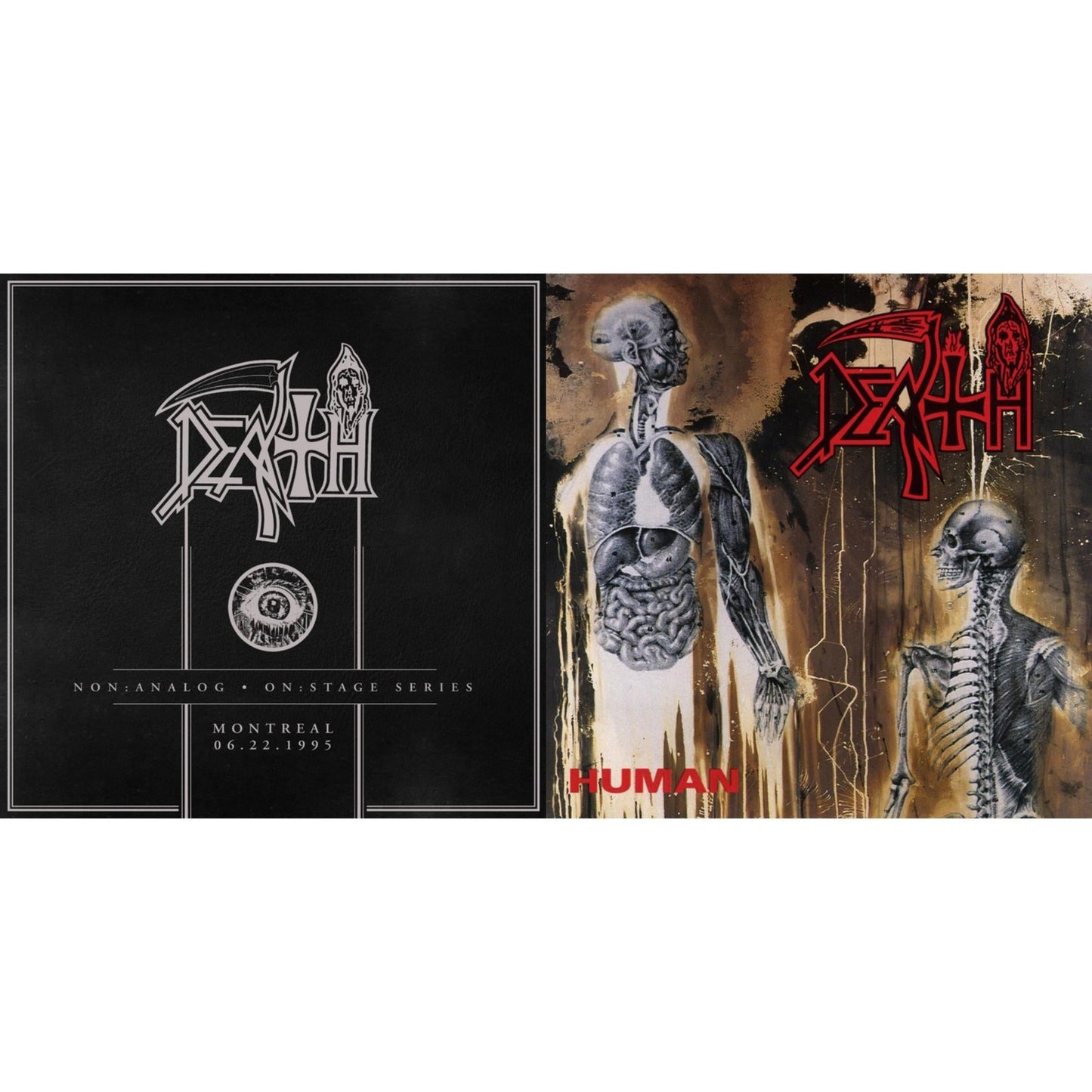 Death - Non:Analog - On:Stage Series - Montreal 06-22-1995 & Human - CD Bundle