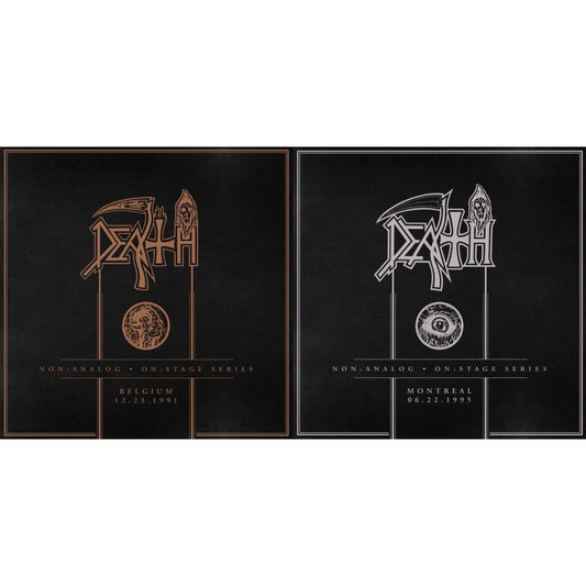 Death - Non:Analog - On:Stage Series - Belgium 12-23-1991 & Non:Analog - On:Stage Series - Montreal 06-22-1995 - LP Vinyl Bundle