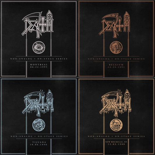 Death - Non:Analog - On:Stage Series - Montreal 06-22-1995 & Non:Analog - On:Stage Series - Belgium 12-23-1991 & Non:Analog - On:Stage Series - Tijuana 10-06-1990 & Non:Analog - On:Stage Series - New Rochelle, Ny 12-03-1988 - CD Bundle