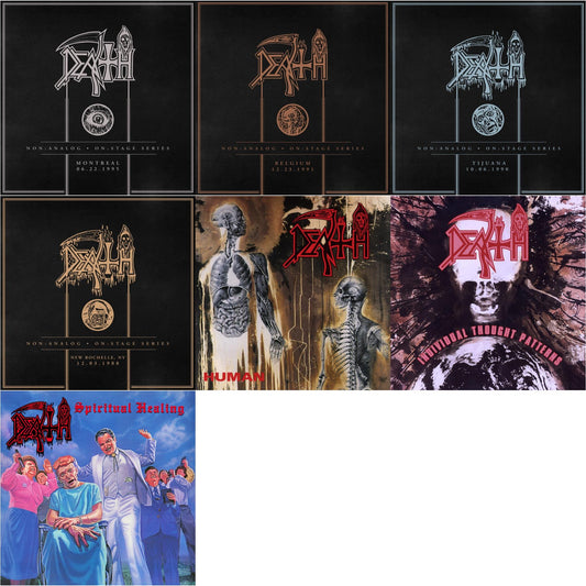 Death - Non:Analog - On:Stage Series - Montreal 06-22-1995 & Non:Analog - On:Stage Series - Belgium 12-23-1991 & Non:Analog - On:Stage Series - Tijuana 10-06-1990 & Non:Analog - On:Stage Series - New Rochelle, Ny 12-03-1988 & Human & Individual