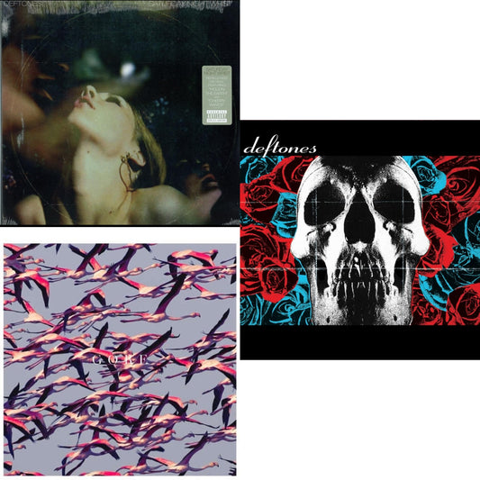 Deftones - Deftones (X) (20Th Anniversary/Ruby Red LP Vinyl) & Gore (White LP Vinyl) & Saturday Night Wrist