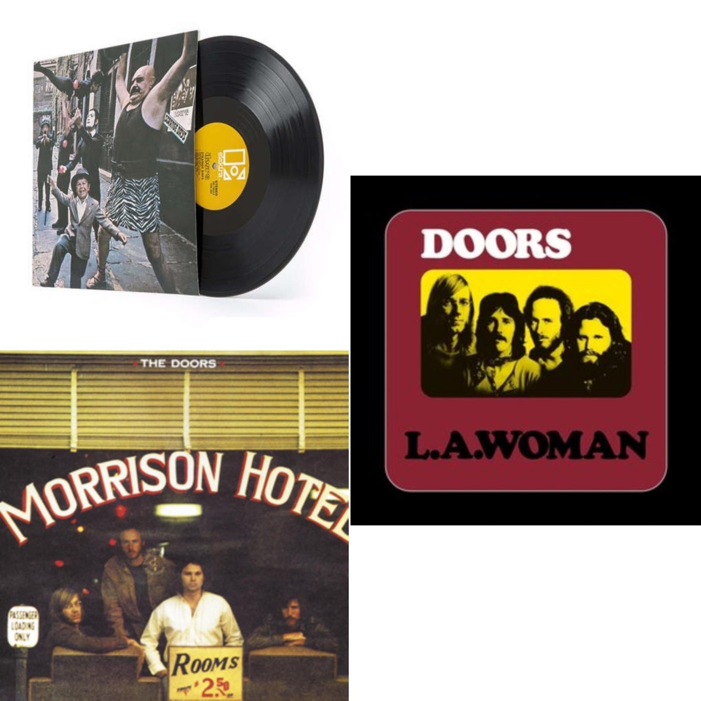Doors - Strange Days & Morrison Hotel & L.A. Woman - LP Vinyl Bundle