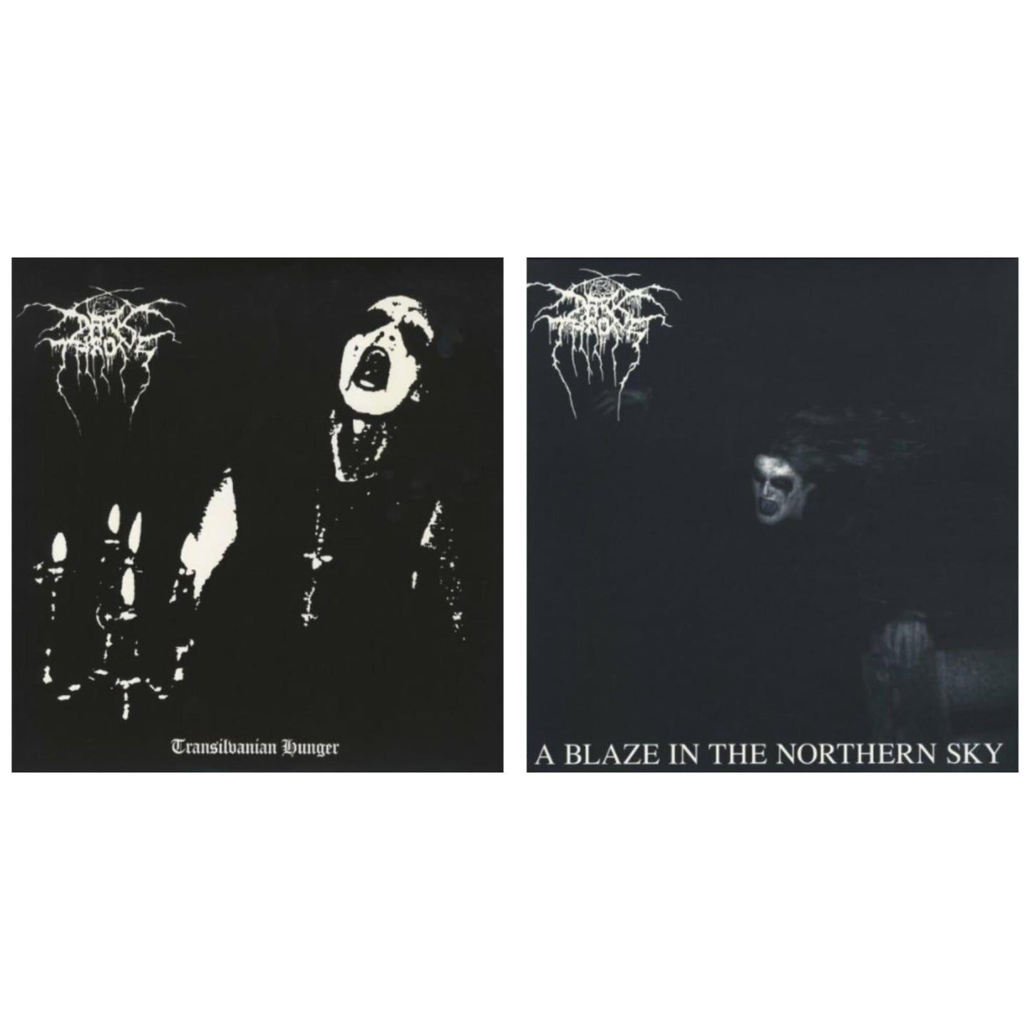 Darkthrone - Blaze In The Northern Sky & Transilvanian Hunger - LP Vinyl Bundle