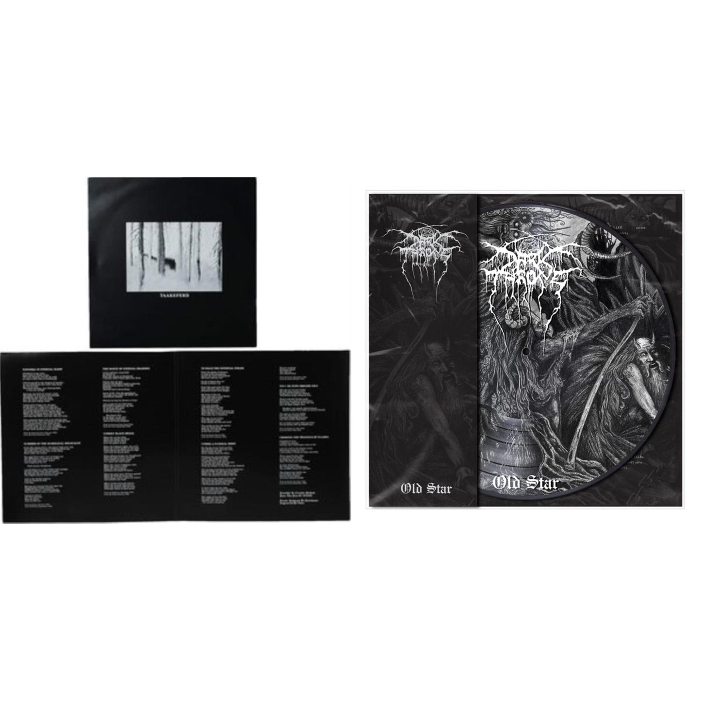 Darkthrone - Under A Funeral Moon & Old Star (Picture Disc) - LP Vinyl Bundle