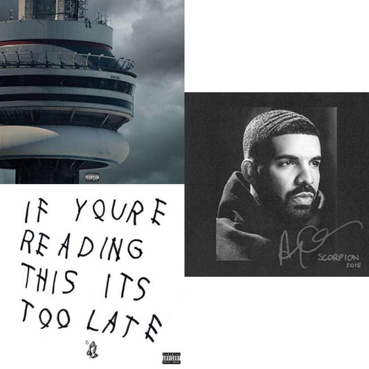 Drake - Views (Ex) & If You're Reading This It's Too Late (Ex) & Scorpion (2 LP)