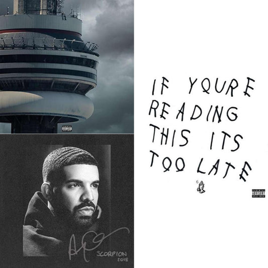 Drake - Views (Ex) & Scorpion (2 LP) & If You're Reading This It's Too Late (Ex)