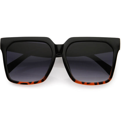 Bold Euro Designer Inspired Fashion Oversize Square Sunglasses D009