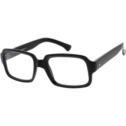 Casual Thick Rimmed Retro Rectangle Blue Light Glasses D012