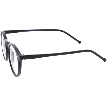 Retro P3 Shaped Clear Lens Blue Light Blocking Glasses D158