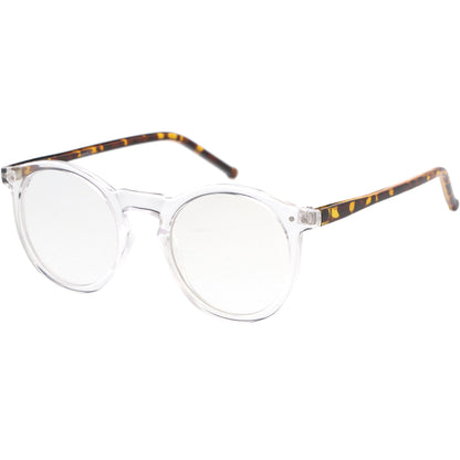 Retro P3 Shaped Clear Lens Blue Light Blocking Glasses D158