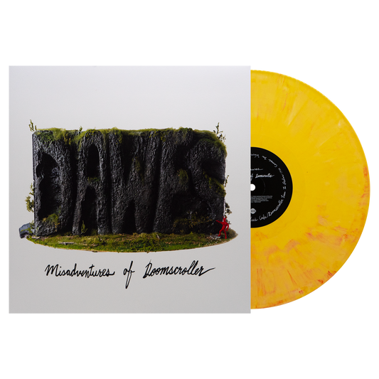 Misadventures Of Doomscroller - Yellow & Red Swirl Vinyl Record