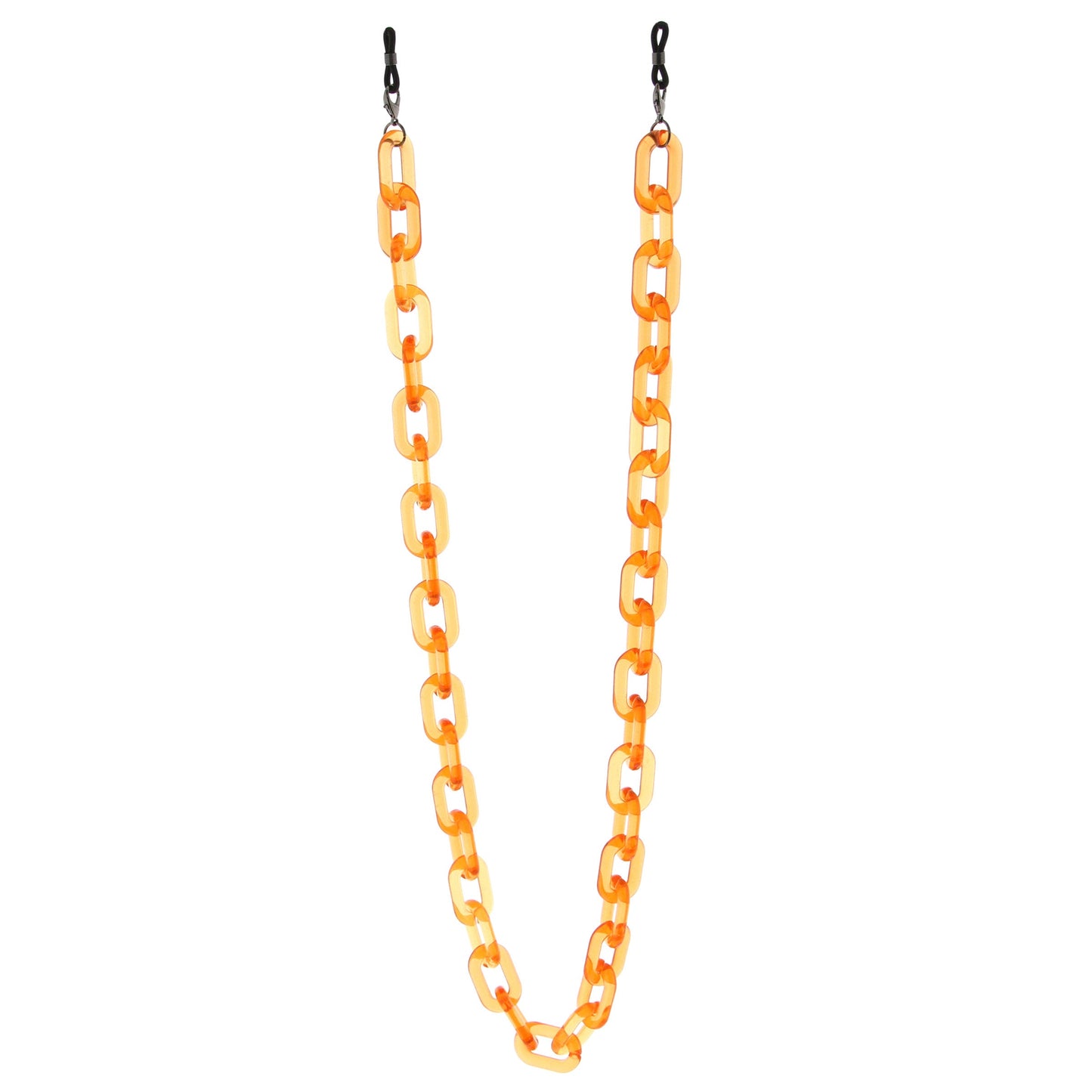 Color Pop 30" Translucent Plastic Face Mask and Glasses Chain