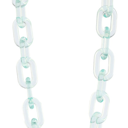 Color Pop 30" Translucent Plastic Face Mask and Glasses Chain