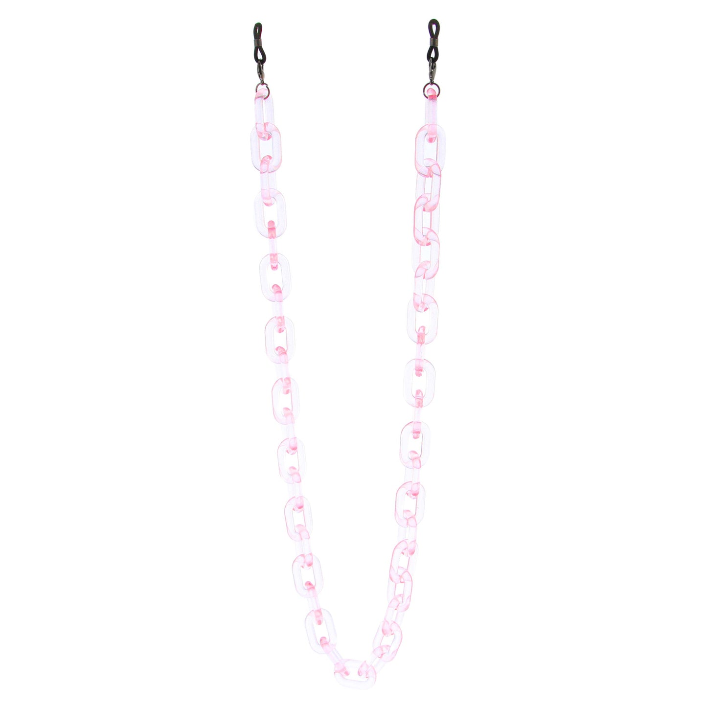 Color Pop 30" Translucent Plastic Face Mask and Glasses Chain